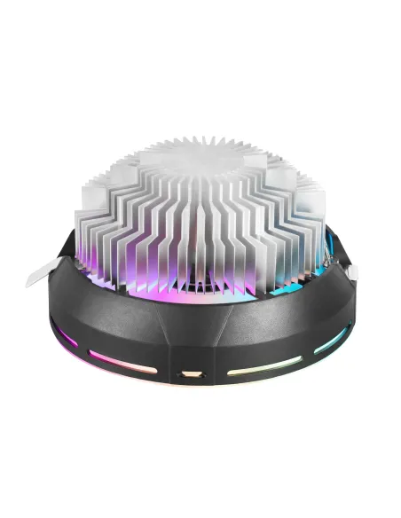 Mars Gaming MCPU120, Disipador CPU RGB TDP 120W, Silencioso PWM 12cm, Perfil Bajo