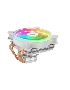 Mars Gaming MCPU220W, Disipador CPU Blanco, TDP 140W, Dual ARGB, Silencioso PWM