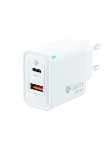 CoolBox Cargador USB 30W con tecnología GaN