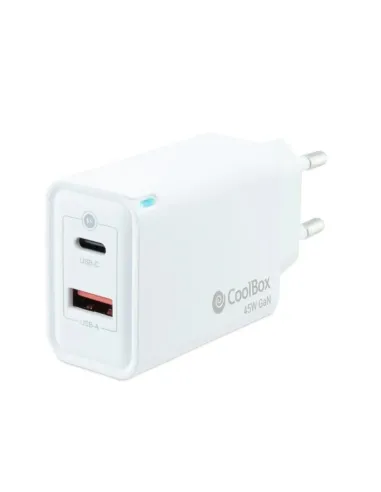 CoolBox Cargador USB 45W con tecnología GaN