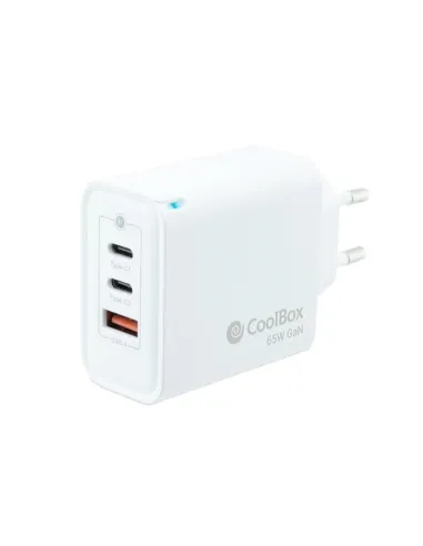 CoolBox Cargador USB 65W con tecnología GaN