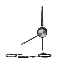 Yealink UH36 Mono Teams Auriculares Alámbrico Diadema Oficina Centro de llamadas USB tipo A Negro, Plata 2