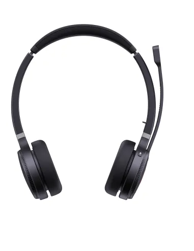 Yealink WH62 Dual Teams Auriculares Inalámbrico Diadema Oficina Centro de llamadas MicroUSB Base de carga Negro