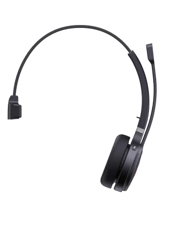Yealink WH62 Mono Teams Auriculares Inalámbrico Diadema Oficina Centro de llamadas MicroUSB Base de carga Negro