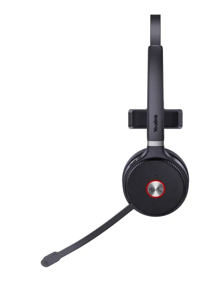 Yealink WH62 Mono Teams Auriculares Inalámbrico Diadema Oficina Centro de llamadas MicroUSB Base de carga Negro