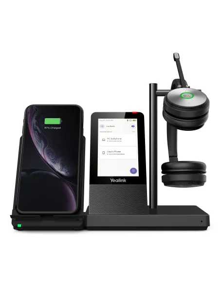 Yealink WH66 Dual Teams Sistema de audioconferencia personal Inalámbrico Diadema Oficina Centro de llamadas USB tipo A