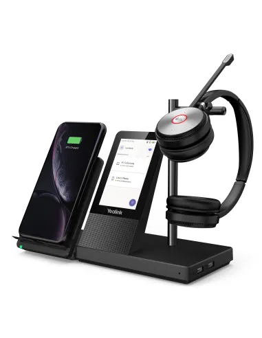 Yealink WH66 Dual Teams Sistema de audioconferencia personal Inalámbrico Diadema Oficina Centro de llamadas USB tipo A