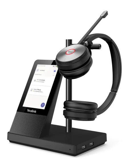 Yealink WH66 Dual Teams Sistema de audioconferencia personal Inalámbrico Diadema Oficina Centro de llamadas USB tipo A