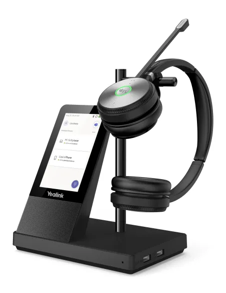 Yealink WH66 Dual Teams Sistema de audioconferencia personal Inalámbrico Diadema Oficina Centro de llamadas USB tipo A