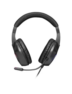 Mars Gaming MH122 Negro, Cascos Gaming FRGB Over Ear con Micrófono, Sonido HiFi, Cancelación de Sonido, Ultraligeros, PS4 PS5 2