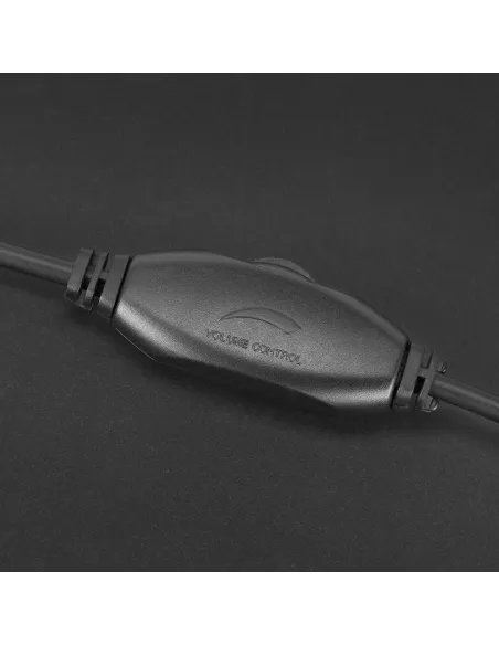 Mars Gaming MH122 Negro, Cascos Gaming FRGB Over Ear con Micrófono, Sonido HiFi, Cancelación de Sonido, Ultraligeros, PS4 PS5