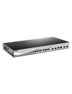 D-Link DXS-1210-12TC E switch Gestionado L2 10G Ethernet (100 1000 10000) 1U Negro, Plata