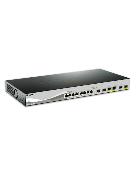 D-Link DXS-1210-12TC E switch Gestionado L2 10G Ethernet (100 1000 10000) 1U Negro, Plata