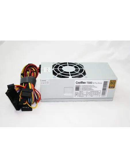 CoolBox FALCOO300TBZ unidad de fuente de alimentación 300 W 20+4 pin ATX TFX Plata