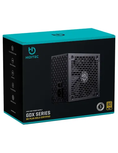 Hiditec PSU010029 unidad de fuente de alimentación 750 W 20+4 pin ATX ATX Negro