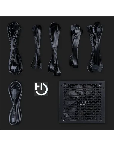 Hiditec PSU010029 unidad de fuente de alimentación 750 W 20+4 pin ATX ATX Negro