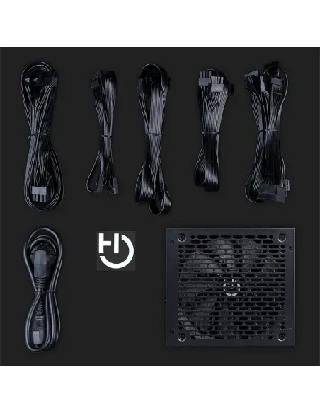 Hiditec PSU010029 unidad de fuente de alimentación 750 W 20+4 pin ATX ATX Negro