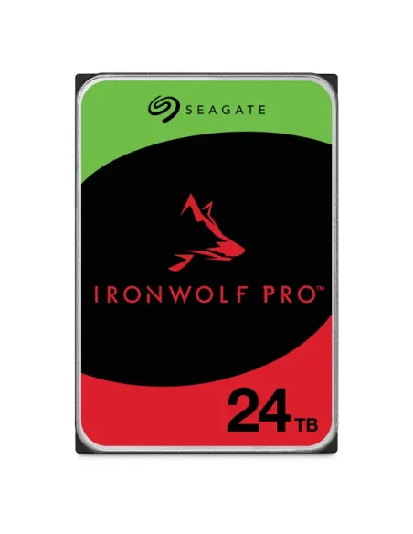 Seagate IronWolf Pro ST24000NT002 disco duro interno 24 TB 7200 RPM 512 MB 3.5" Serial ATA III