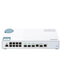 QNAP QSW-M408-2C switch Gestionado L2 10G Ethernet (100 1000 10000) Blanco 2