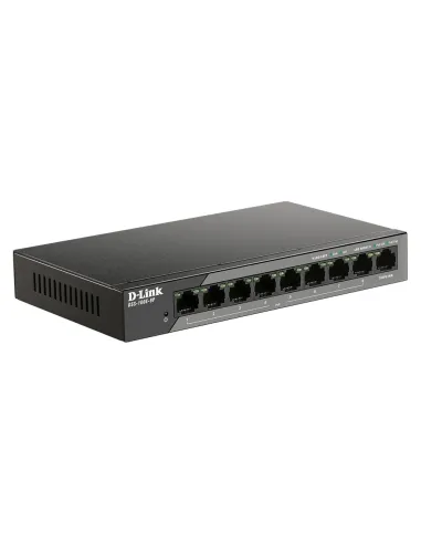 D-Link DSS-100E-9P switch No administrado Fast Ethernet (10 100) Energía sobre Ethernet (PoE) Negro