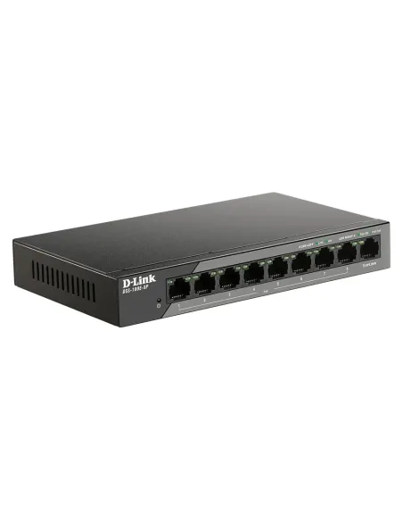 D-Link DSS-100E-9P switch No administrado Fast Ethernet (10 100) Energía sobre Ethernet (PoE) Negro