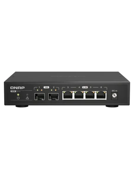 QNAP QSW-2104-2S switch No administrado 2.5G Ethernet Negro