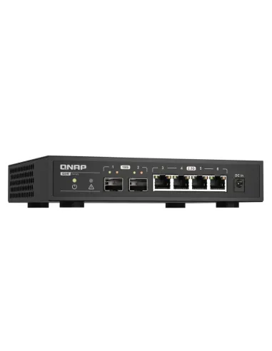QNAP QSW-2104-2S switch No administrado 2.5G Ethernet Negro