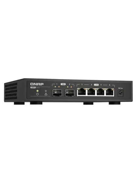 QNAP QSW-2104-2S switch No administrado 2.5G Ethernet Negro