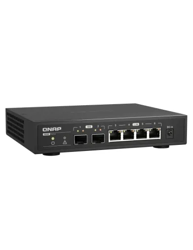 QNAP QSW-2104-2S switch No administrado 2.5G Ethernet Negro