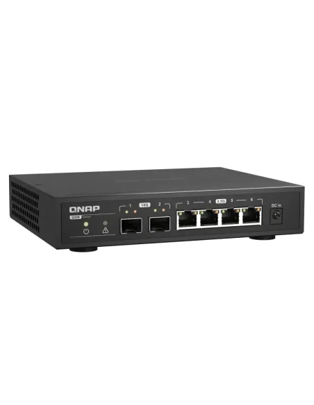 QNAP QSW-2104-2S switch No administrado 2.5G Ethernet Negro