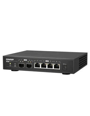 QNAP QSW-2104-2S switch No administrado 2.5G Ethernet Negro