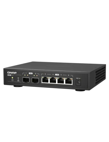 QNAP QSW-2104-2S switch No administrado 2.5G Ethernet Negro