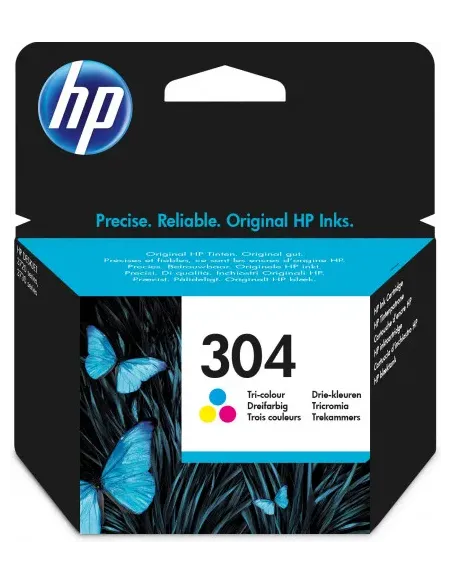 HP 304 Original Rendimiento estándar Cian, Magenta, Amarillo