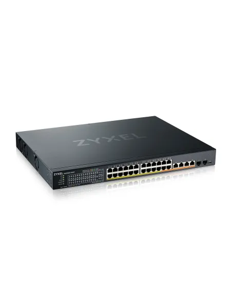 Zyxel XMG1930-30HP Gestionado L3 2.5G Ethernet (100 1000 2500) Energía sobre Ethernet (PoE) 1U Negro
