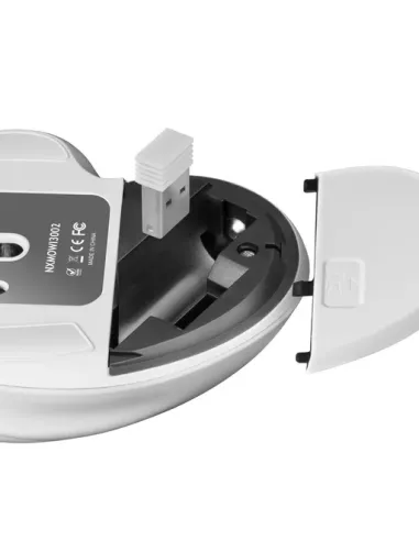 Nilox Ratón Ergonómico Wireless 3200 DPI Blanco