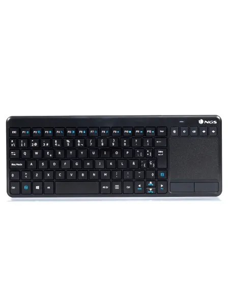 NGS TV Warrior teclado RF inalámbrico QWERTY Negro