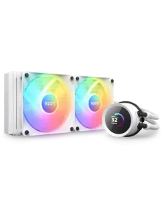 NZXT Kraken 240 RGB Procesador Sistema de refrigeración líquida todo en uno 12 cm Blanco 1 pieza(s)