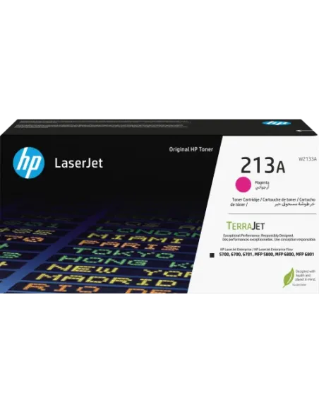 HP Cartucho de tóner Original LaserJet 213A magenta