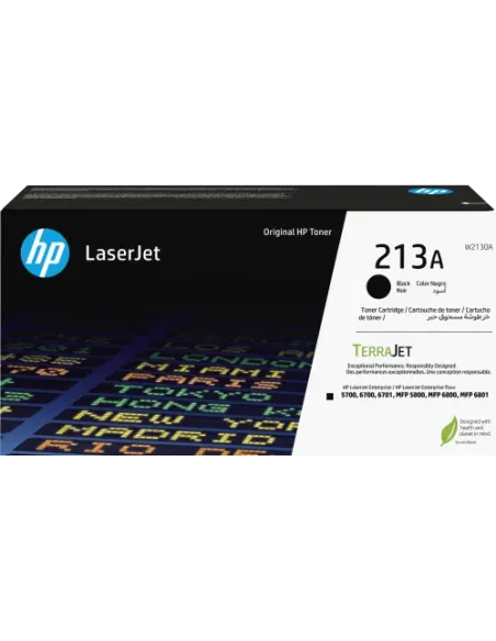 HP Cartucho de tóner Original LaserJet 213A negro