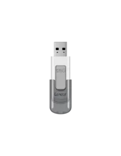 Lexar JumpDrive V100 unidad flash USB 128 GB USB tipo A 3.2 Gen 1 (3.1 Gen 1) Gris, Blanco