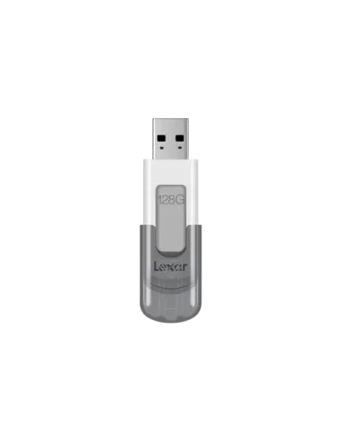 Lexar JumpDrive V100 unidad flash USB 128 GB USB tipo A 3.2 Gen 1 (3.1 Gen 1) Gris, Blanco