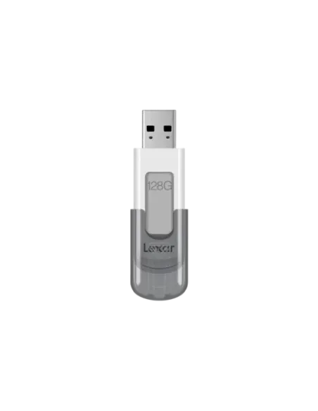 Lexar JumpDrive V100 unidad flash USB 128 GB USB tipo A 3.2 Gen 1 (3.1 Gen 1) Gris, Blanco