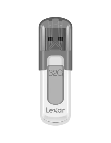 Lexar JumpDrive V100 unidad flash USB 32 GB USB tipo A 3.2 Gen 1 (3.1 Gen 1) Gris, Blanco