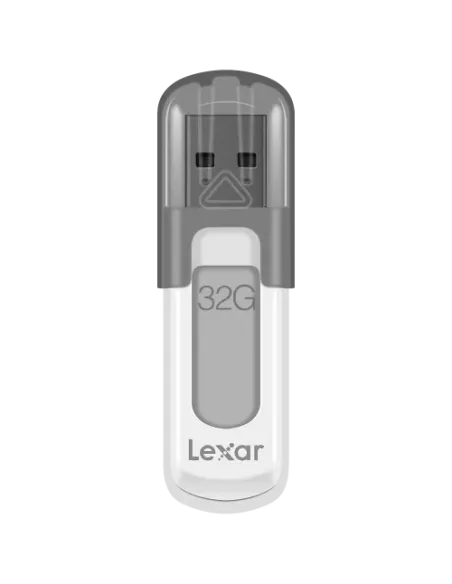 Lexar JumpDrive V100 unidad flash USB 32 GB USB tipo A 3.2 Gen 1 (3.1 Gen 1) Gris, Blanco