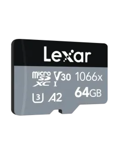 Lexar Professional 1066x microSDXC UHS-I Cards SILVER Series 64 GB Clase 10
