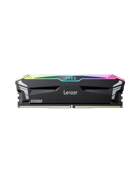 LEXAR MEMORIA ARES DDR5 32GB (2X16GB)   6400 CL32 1.4V  HEATSINK  RGB DUAL PACK BLACK  LD5EU016G-R6400GDLA