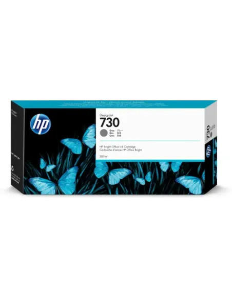 HP 730 TINTA GRIS 300ML (P2V73A)