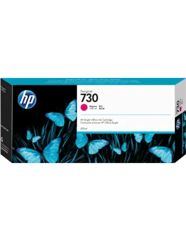 HP Cartucho de tinta DesignJet 730 magenta de 300 ml