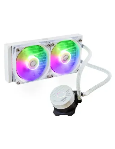 Cooler Master MasterLiquid 240L Core ARGB White Carcasa del ordenador, Procesador Kit de refrigeración líquida 12 cm Blanco