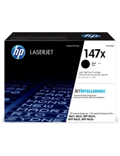 HP LaserJet Cartucho de tóner Original 147X negro de alta capacidad
